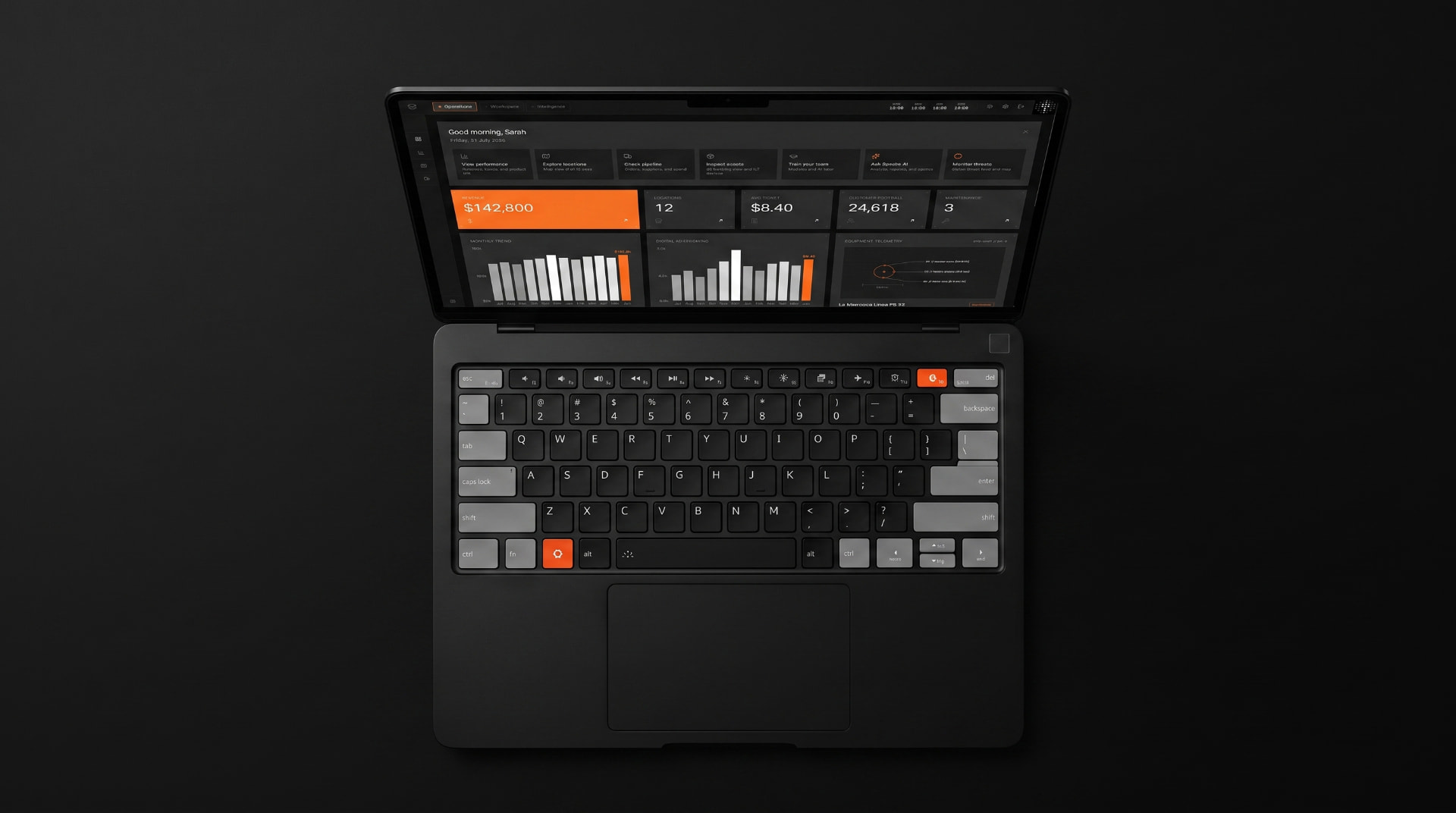 AF-001 Command OS dashboard